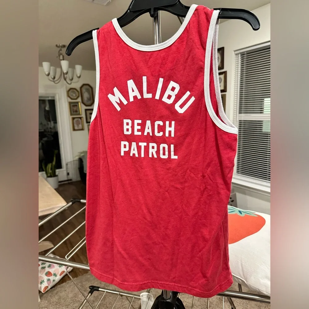 Men’s Baywatch Red Tank Top size small - Picture 3 of 3